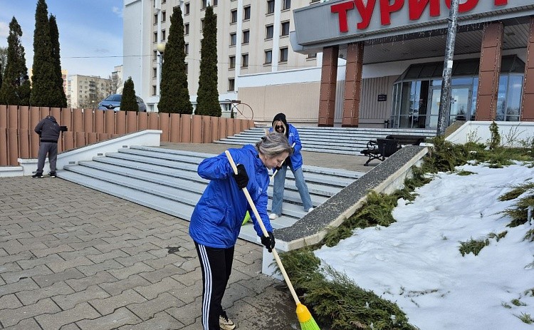 «Гомельтурист» на страже чистоты и порядка!
